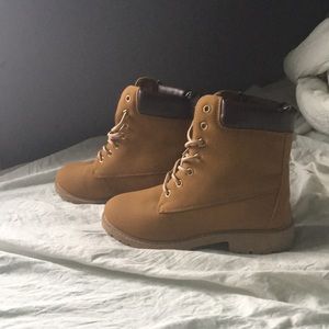 Charlotte Russe construction boots